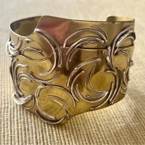 Vintage CUFF Bracelet Designer "Ruth Rosenfeld"